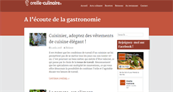 Desktop Screenshot of oreille-culinaire.fr