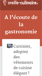Mobile Screenshot of oreille-culinaire.fr